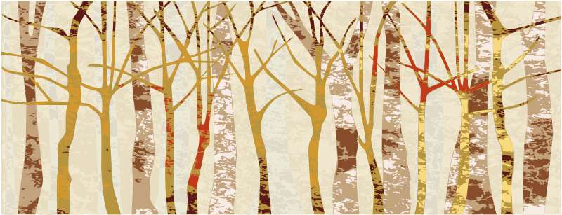 Carta da parati Alberi