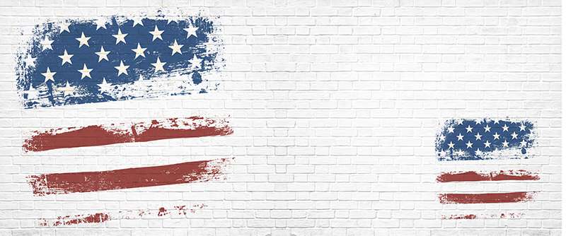 Carta da parati American wall Carta da parati American wall