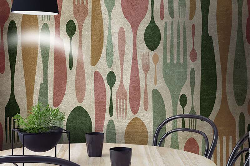 Carta da parati Cutlery