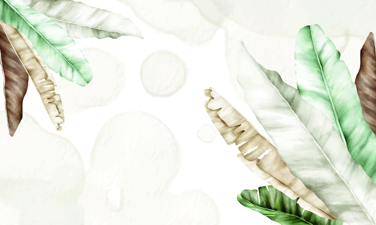 Carta da parati Foglie di Banano