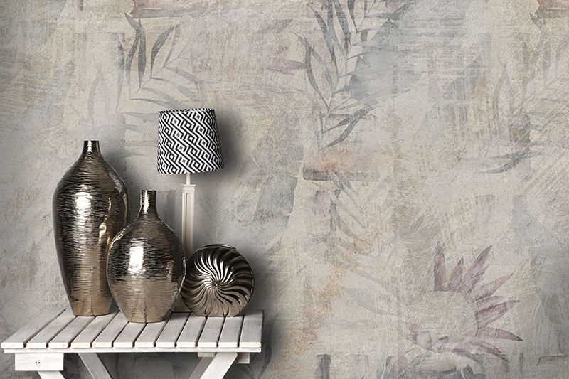 Carta da parati Fronde di foglie tropicali