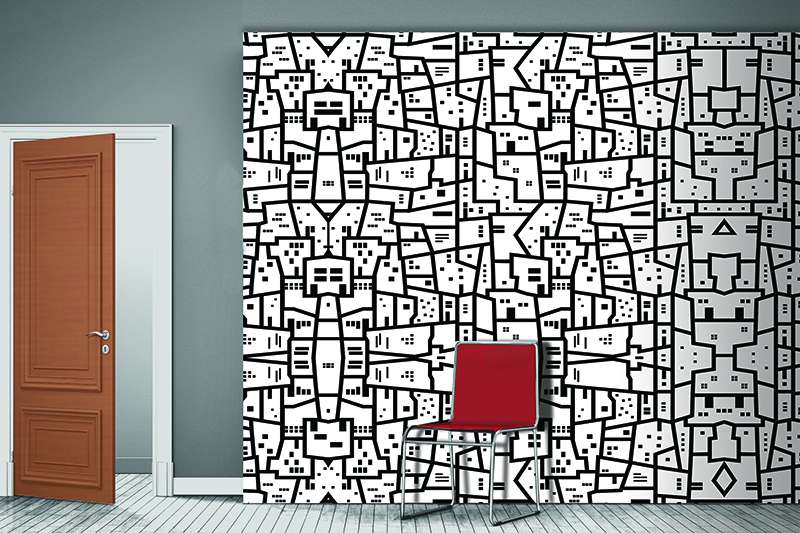 Carta da parati House