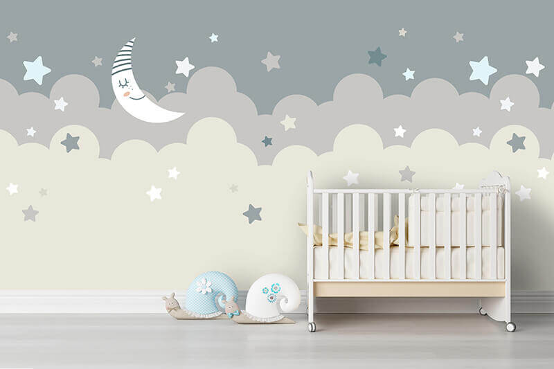 Carta da parati Luna