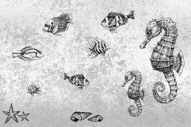 Carta da parati Marine