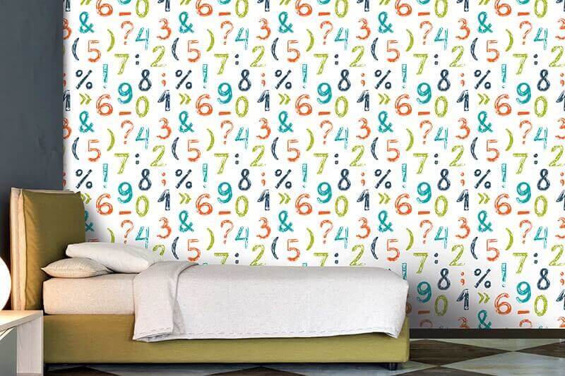 Carta da parati Numeri