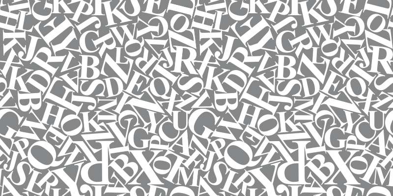 Carta da parati Words